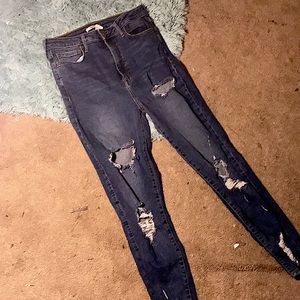 Forever 21 stressed denim jeans